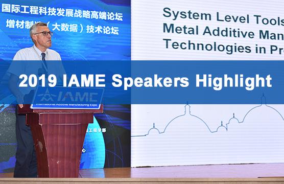 2019 IAME Speakers Highlight